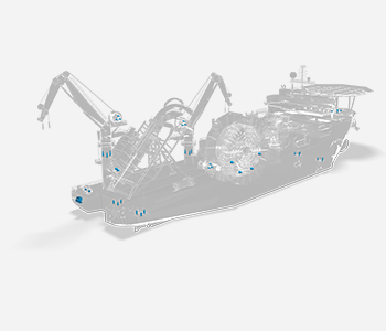 Cable Laying Tensioner - Cable and pipe-laying tensioners
